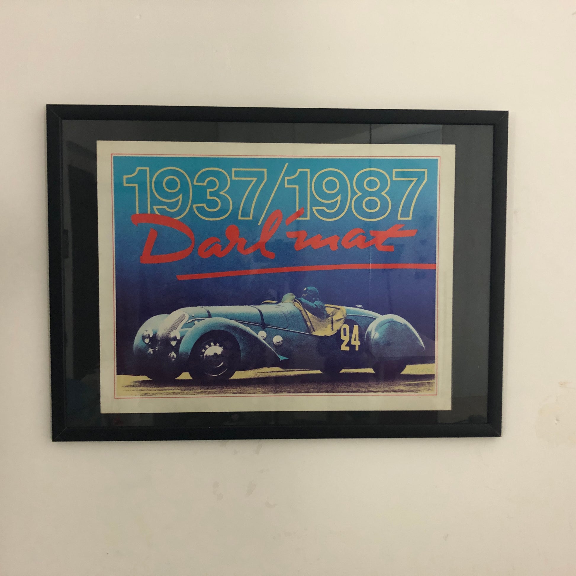 Peugeot Poster 1937/1987 Darl'mat - Raggi's Collectibles' Automotive Art