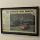 Morris Advertisement Year 1960 Morris Mini Minor Road Test with Caption in Italian