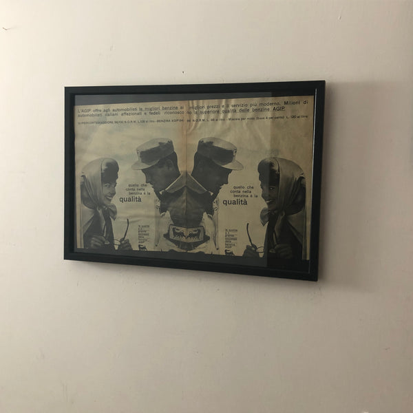 Agip, Advertising Year 1960 Agip Service Station the Best Petrol at the Best Price