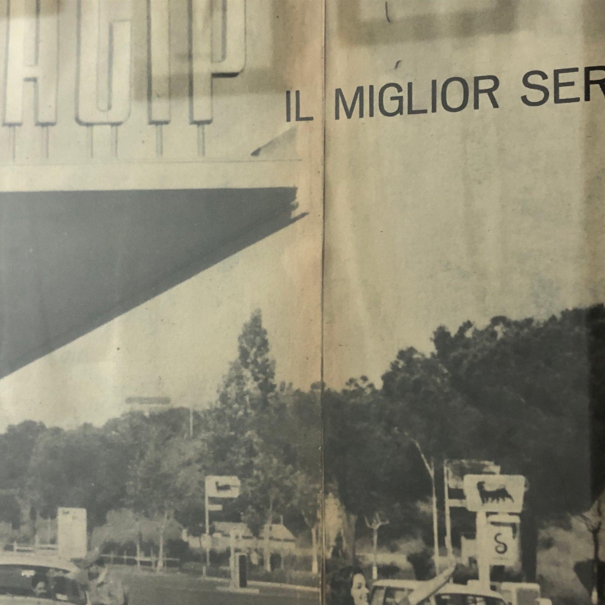 Agip, Pubblicità Anno 1960 Agip il Migliore Servizio, il Più Moderno - Raggi's Collectibles' Automotive Art