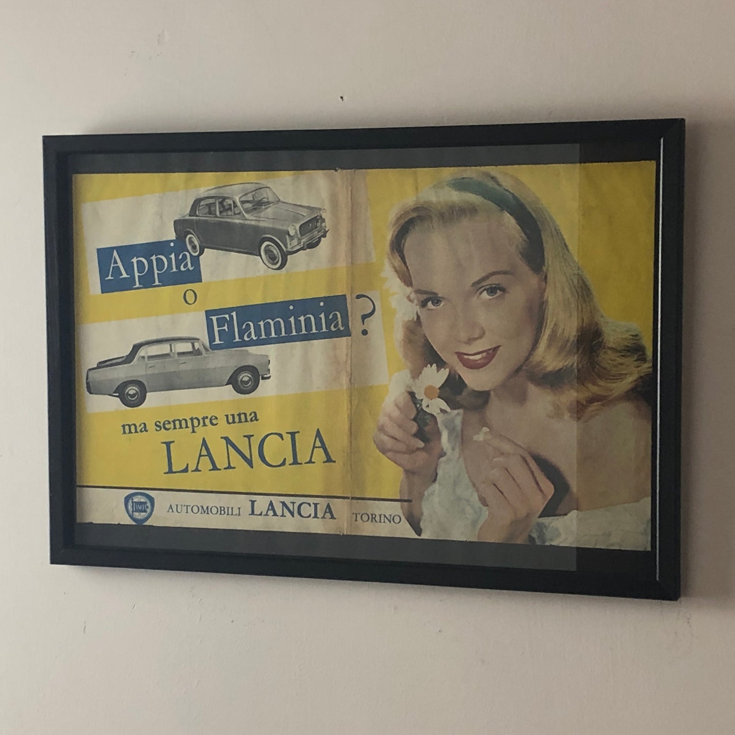 Lancia, Pubblicità Anno 1960 Appia o Flaminia ma Sempre una Lancia - Raggi's Collectibles' Automotive Art