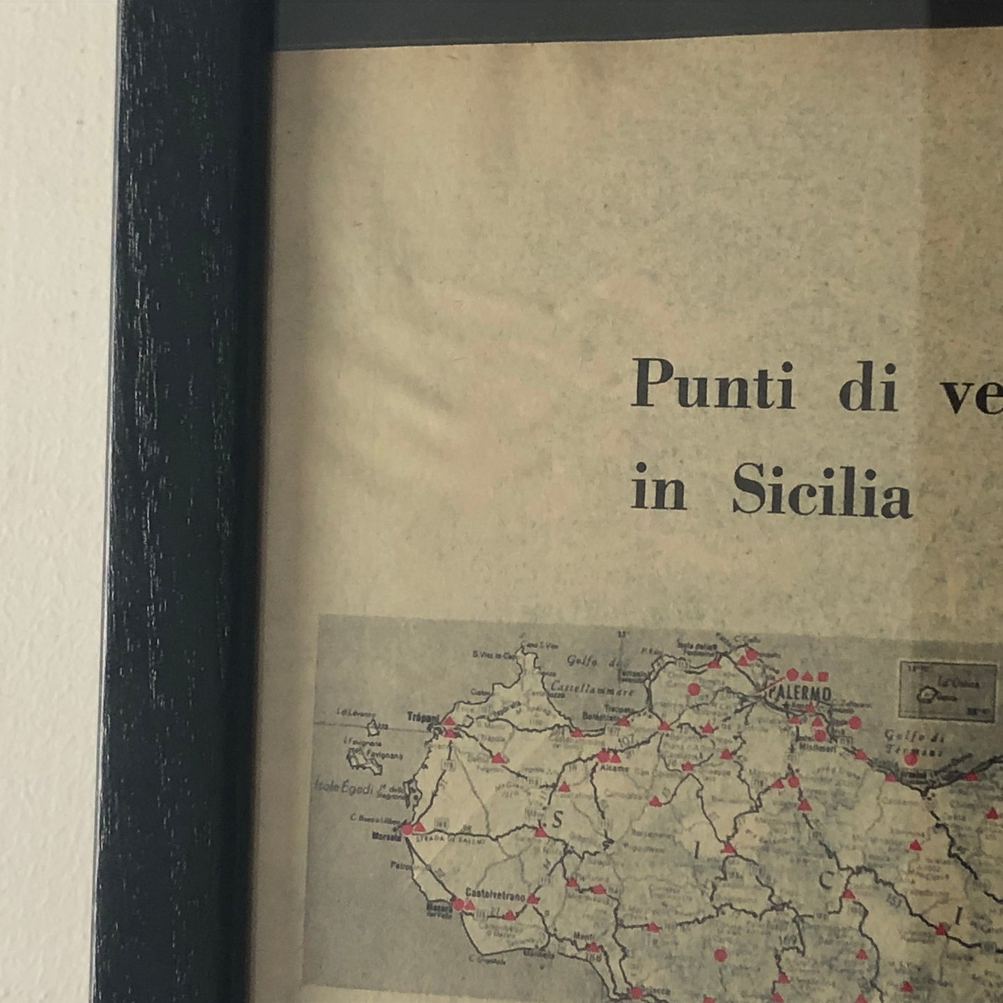 Esso, Pubblicità Anno 1960 Punti Vendita - Stazioni di Servizio Esso in Sicilia