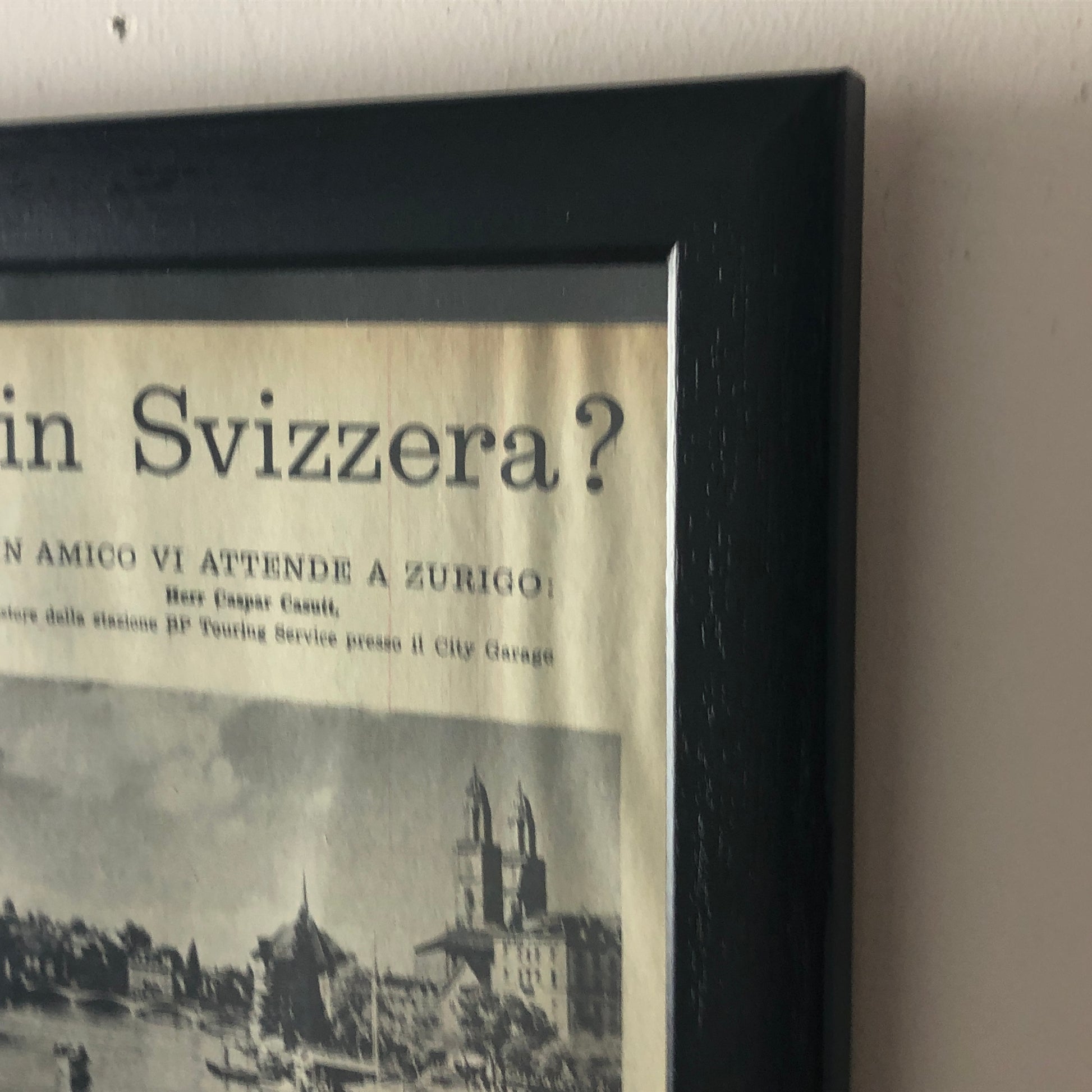 BP, Pubblicità Anno 1960 BP Touring Service Svizzera - Raggi's Collectibles' Automotive Art