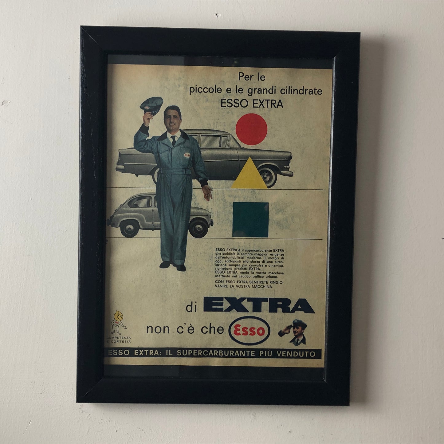 Esso, Advertisement Year 1960 Esso Extra For Small and Large Engines