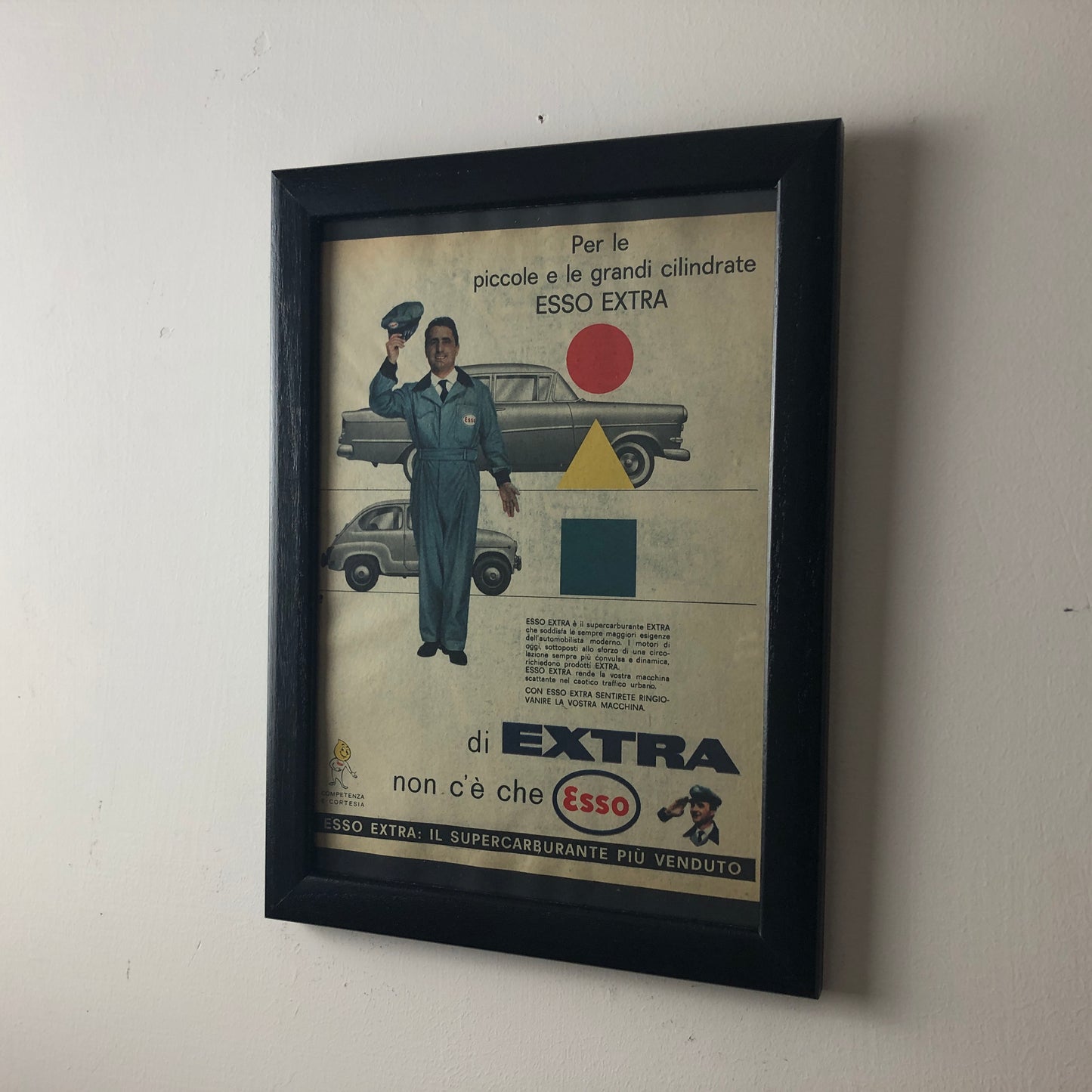 Esso, Advertisement Year 1960 Esso Extra For Small and Large Engines