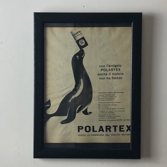 Petrol Caltex, Pubblicità Anno 1960 Petrol Caltex Antigelo Polartex