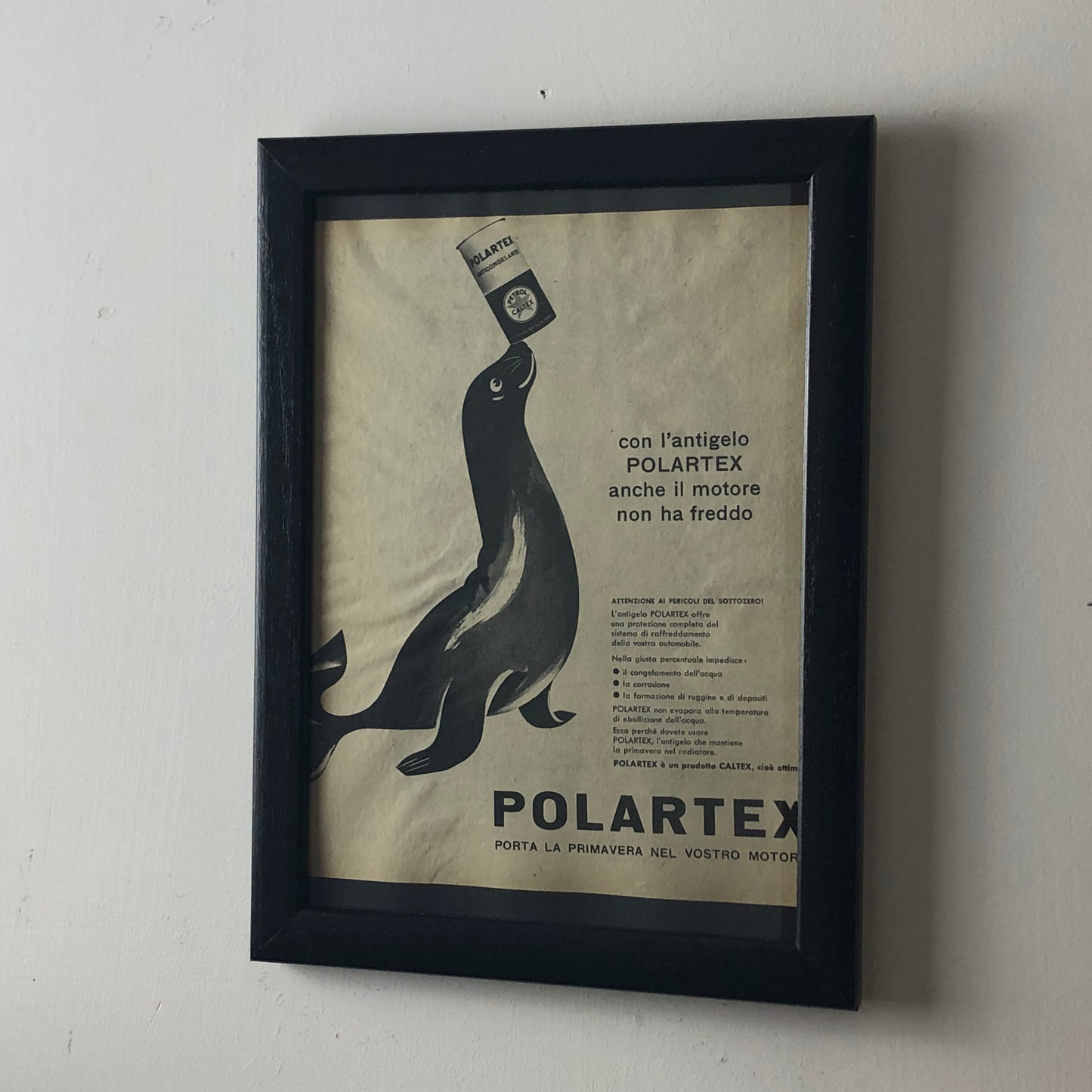 Petrol Caltex, Advertising Year 1960 Petrol Caltex Polartex Antifreeze
