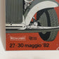 Alfa Romeo and Agip, Metal Plate IX° Rally Historic Cars Year 1982