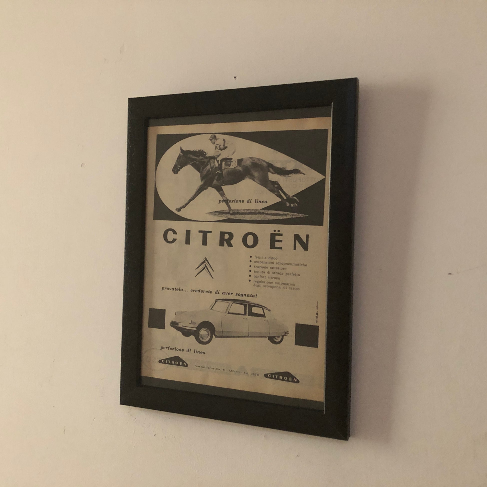 Citroën, Pubblicità Anno 1960 Citroën DS - Raggi's Collectibles' Automotive Art