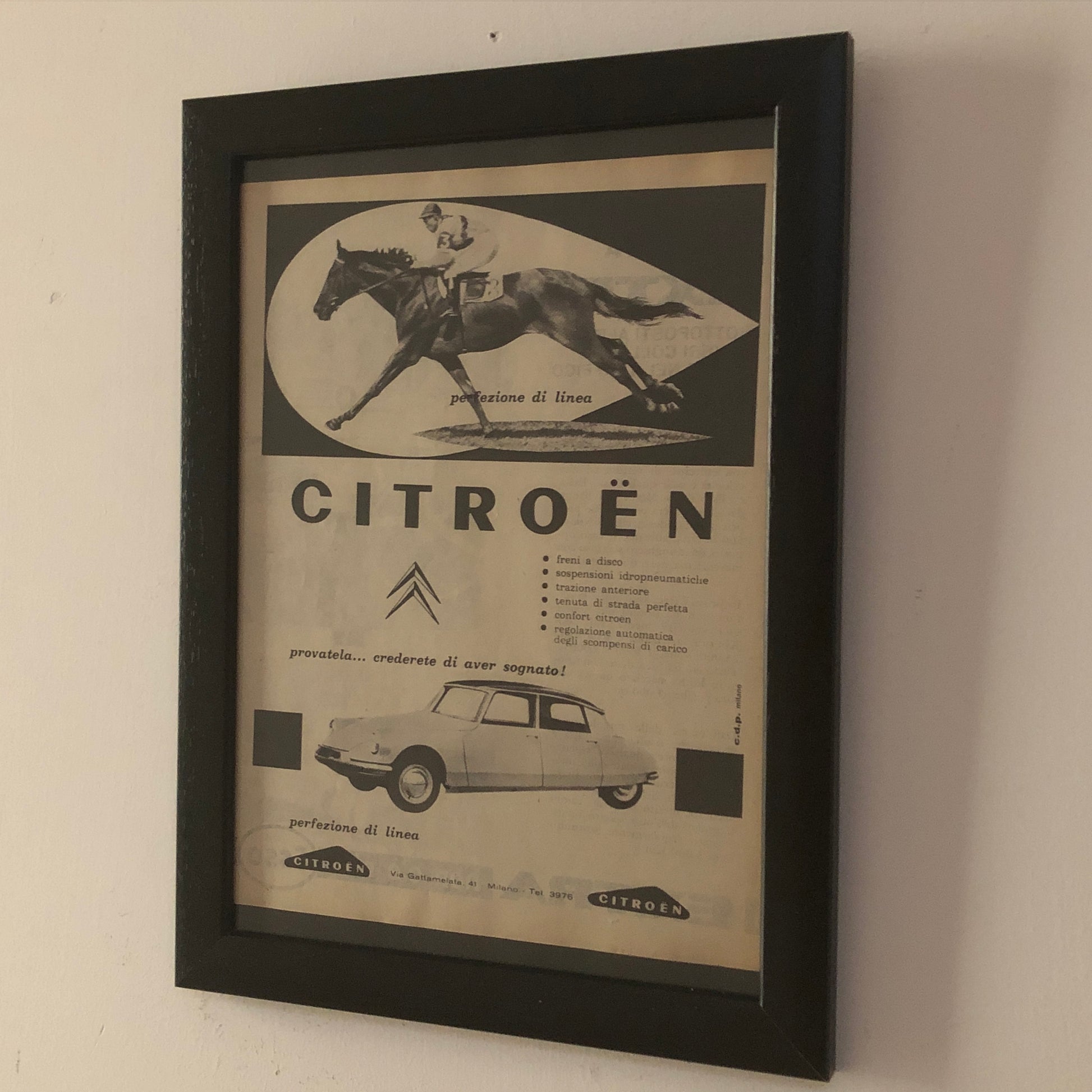 Citroën, Pubblicità Anno 1960 Citroën DS - Raggi's Collectibles' Automotive Art