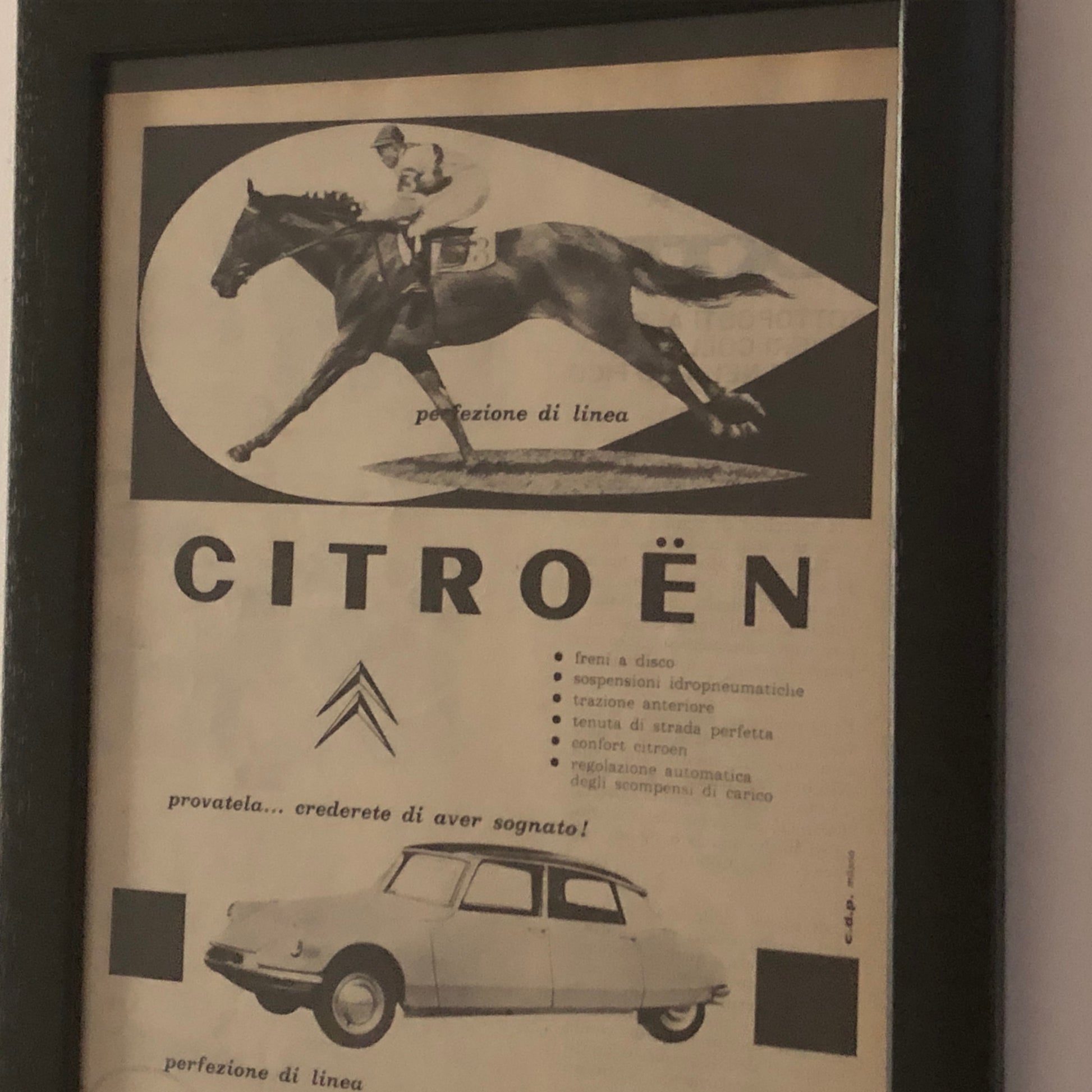 Citroën, Pubblicità Anno 1960 Citroën DS - Raggi's Collectibles' Automotive Art