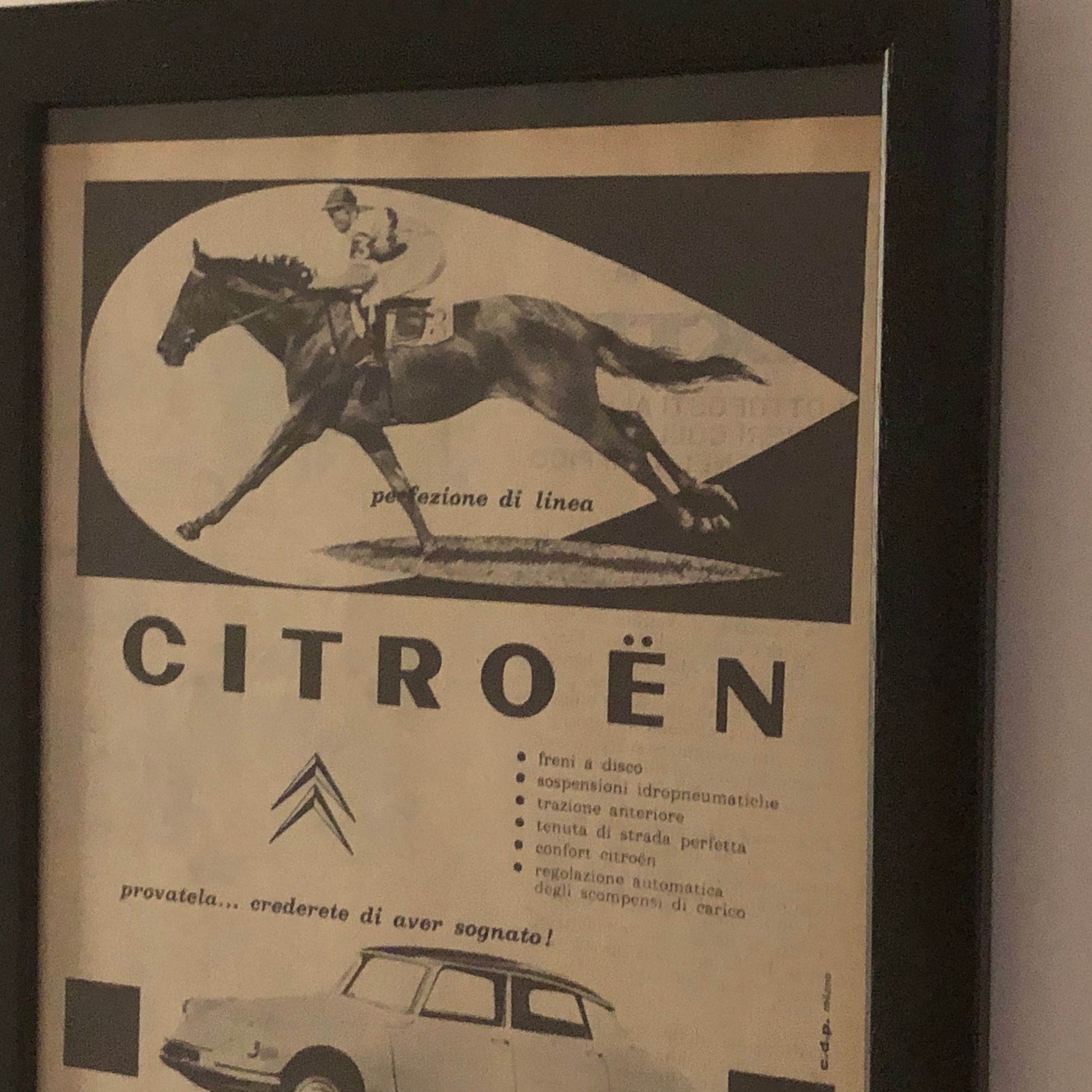 Citroën, Pubblicità Anno 1960 Citroën DS - Raggi's Collectibles' Automotive Art