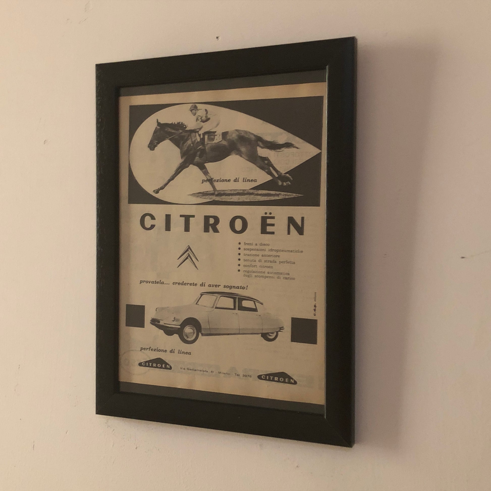 Citroën, Pubblicità Anno 1960 Citroën DS - Raggi's Collectibles' Automotive Art