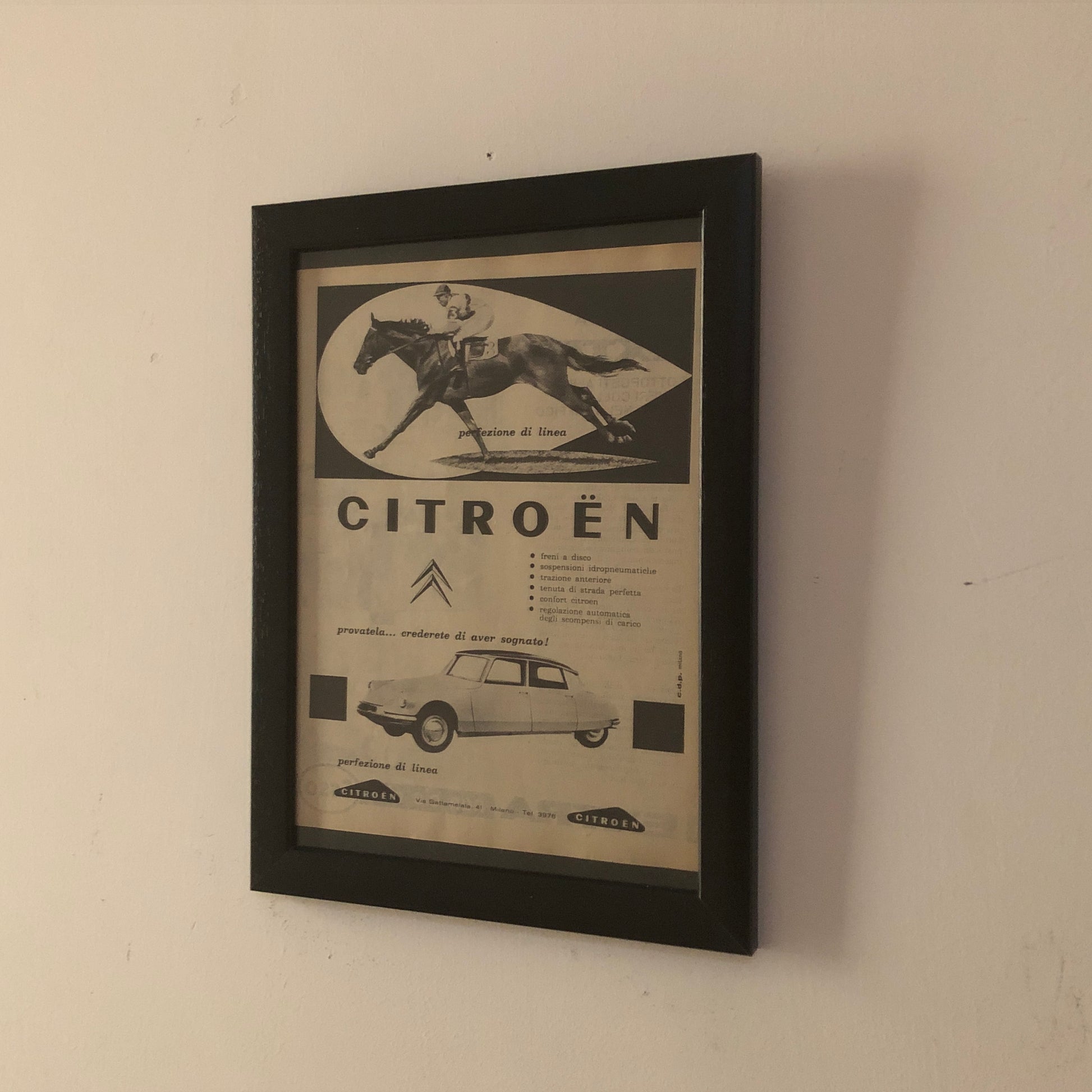 Citroën, Pubblicità Anno 1960 Citroën DS - Raggi's Collectibles' Automotive Art