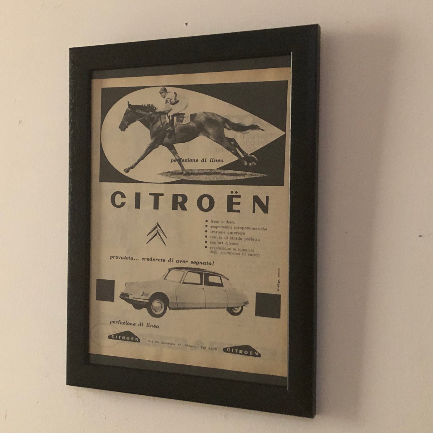 Citroën, Pubblicità Anno 1960 Citroën DS - Raggi's Collectibles' Automotive Art