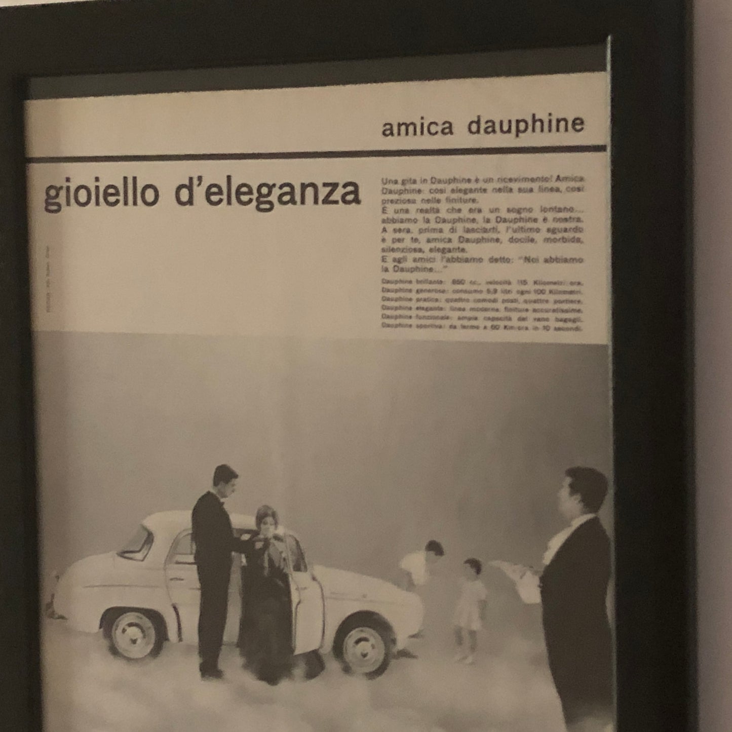 Alfa Romeo Advertising Year 1960 Alfa Romeo Dauphine Jewel of Elegance