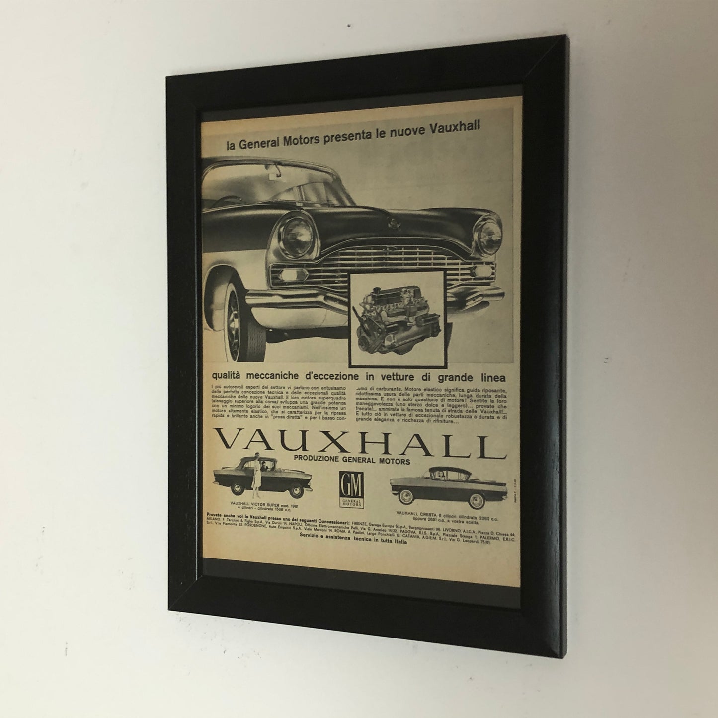 GM Vauxhall Advertisement Year 1960 GM Vauxhall Victor Super and Cresta