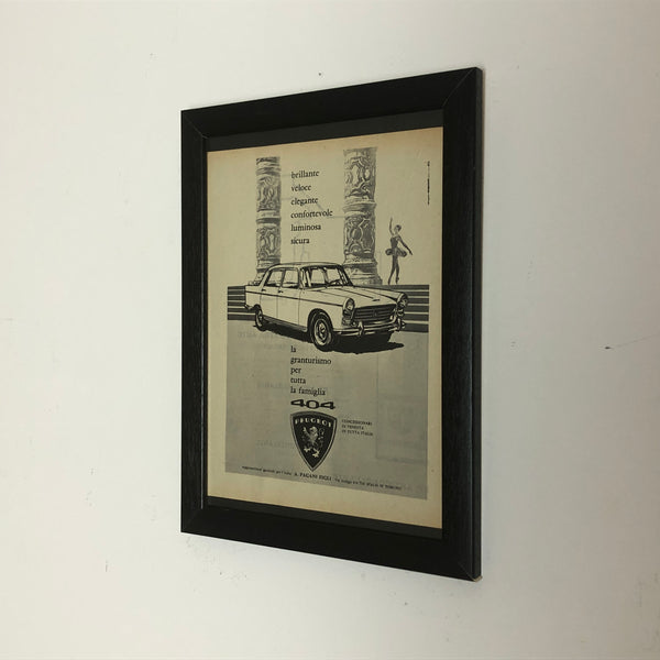 Peugeot, Advertising Year 1960 Peugeot 404