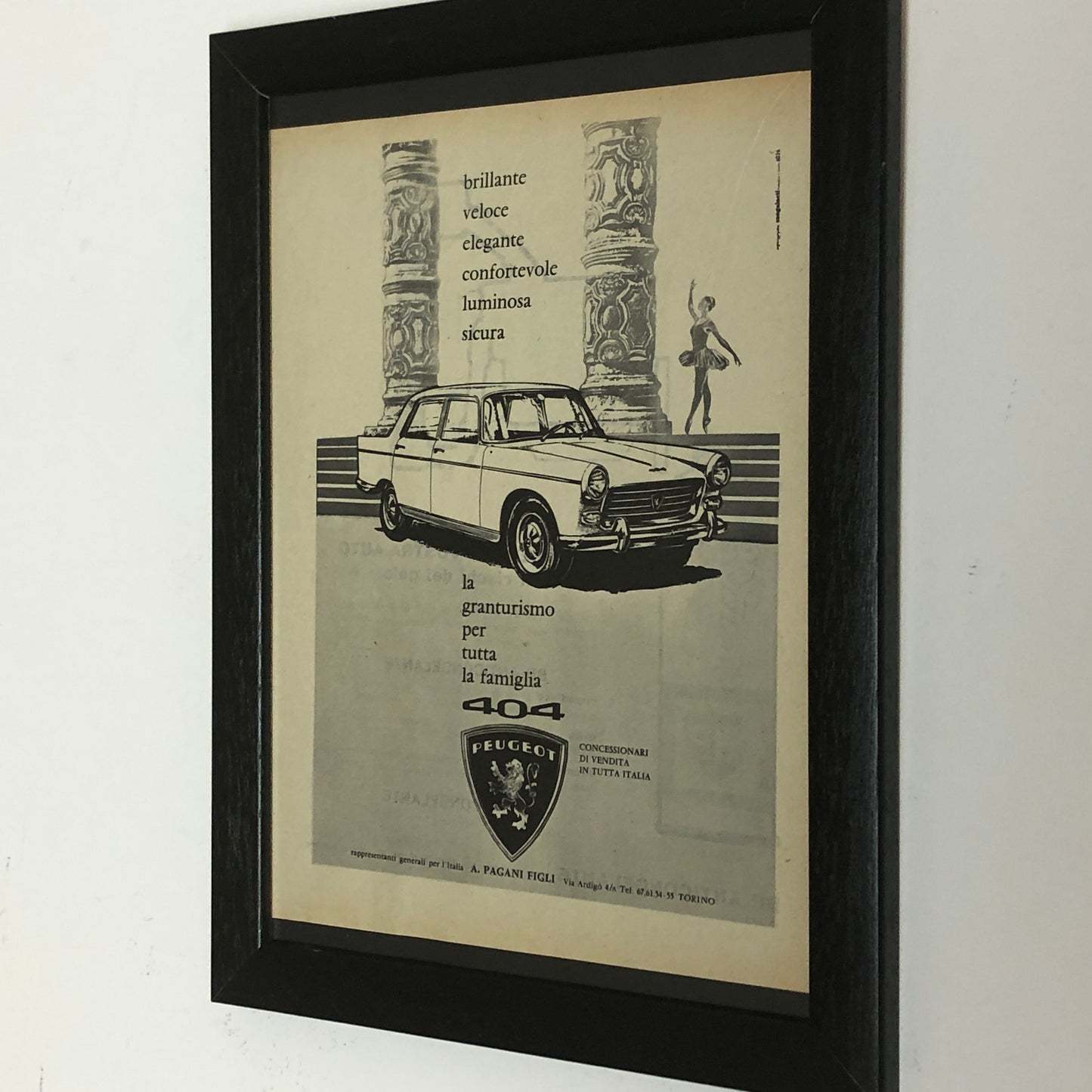 Peugeot, Advertising Year 1960 Peugeot 404