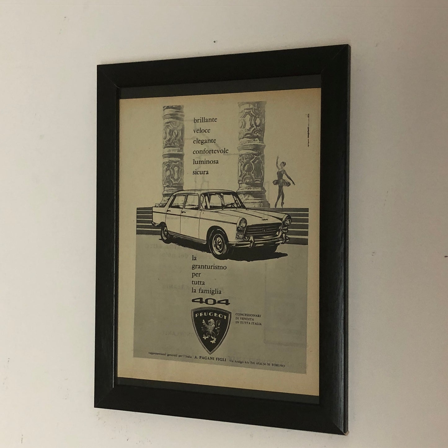 Peugeot, Advertising Year 1960 Peugeot 404
