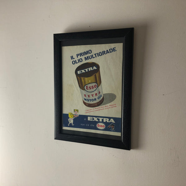 Esso, Advertising Year 1960 Esso Extra Motor Oil the First Multigrade Oil