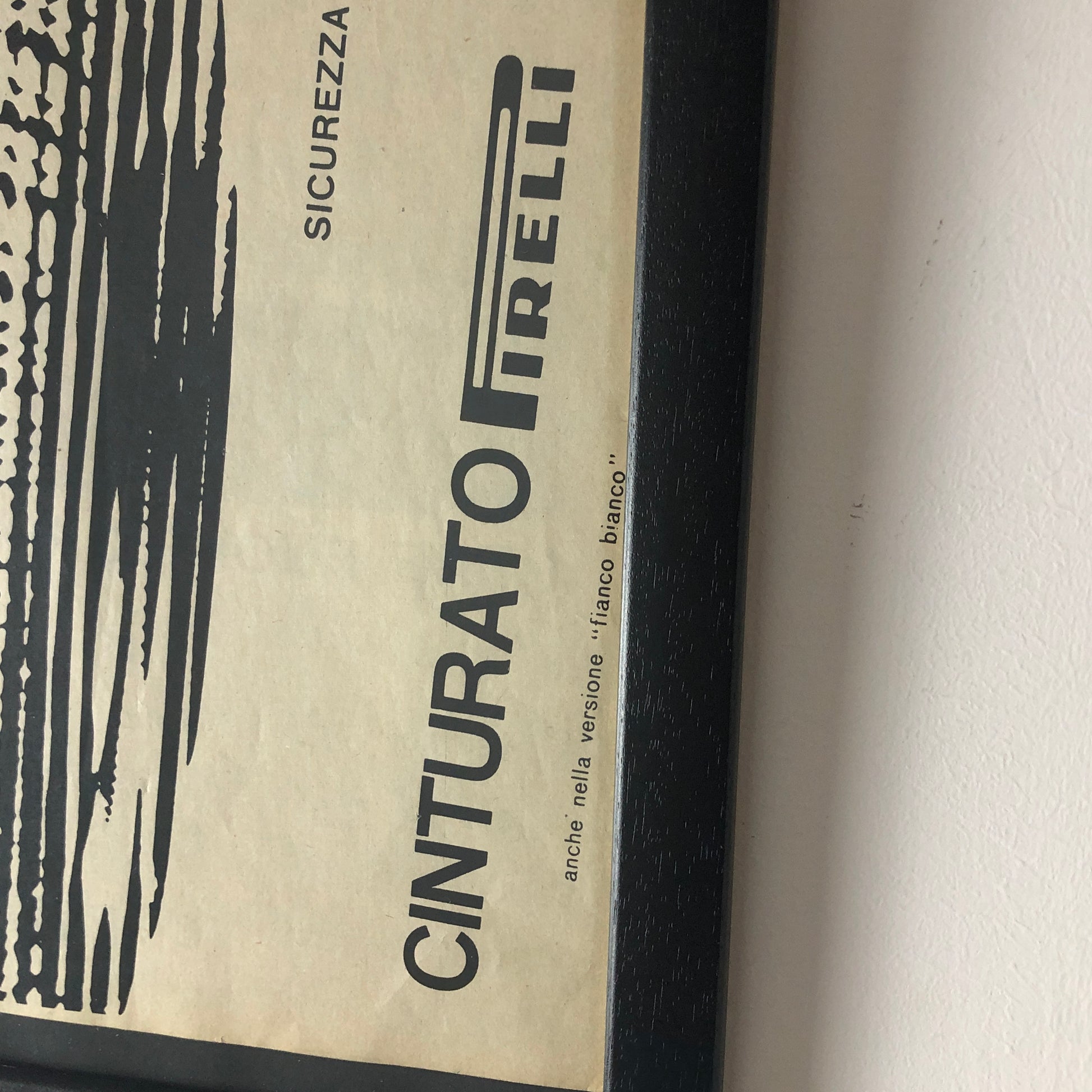 Pirelli, Pubblicità Anno 1960 Pneumatici Cinturato Pirelli, - Raggi's Collectibles' Automotive Art