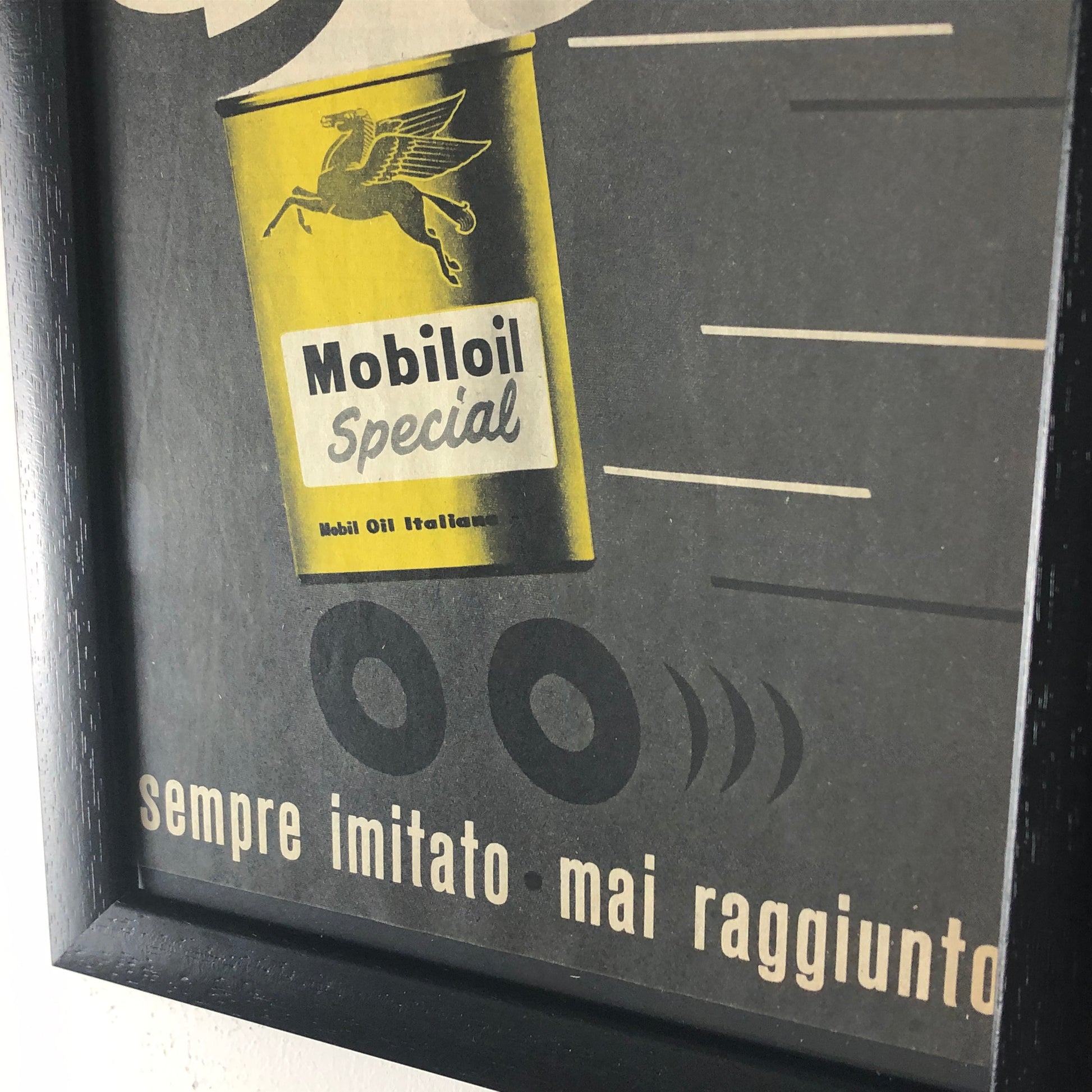 Mobil, Pubblicità Anno 1960 Mobiloil Special Sempre Imitato Mai Raggiunto - Raggi's Collectibles' Automotive Art