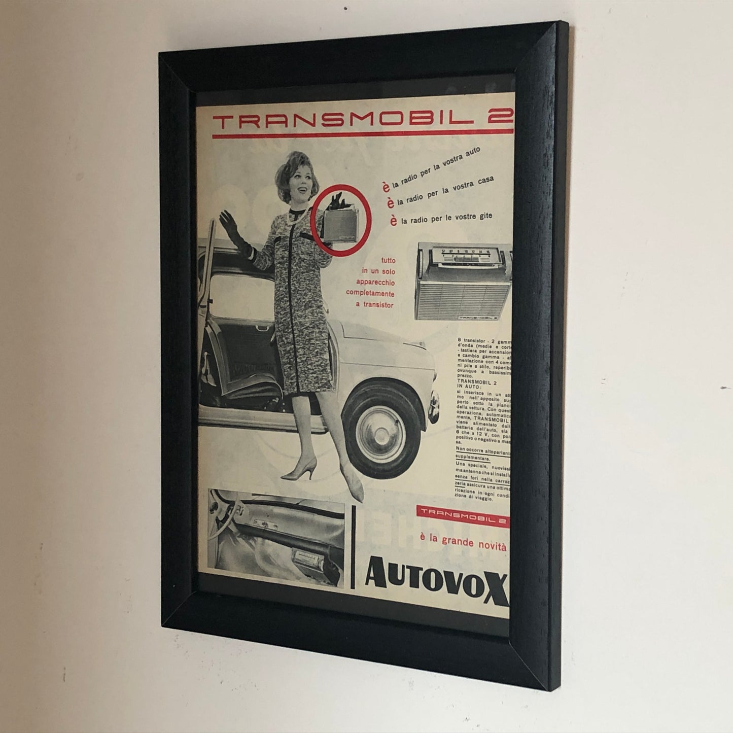 Autovox, Advertising Year 1960 Autovox Transmobil 2