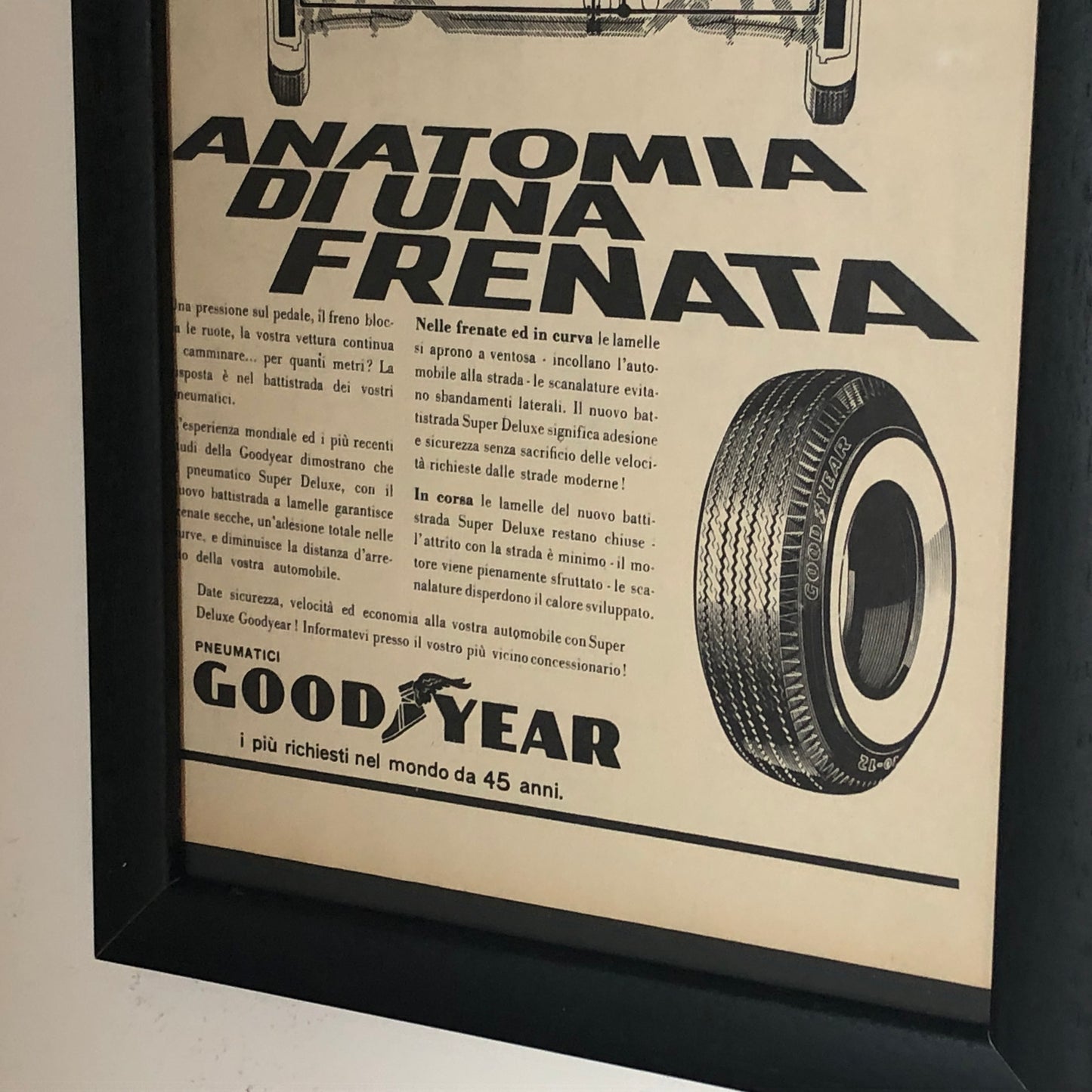 Goodyear, Advertising Year 1960 Goodyear Tires Anatomy of Braking