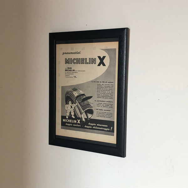 Michelin, 1960 advertisement for Michelin X tyres