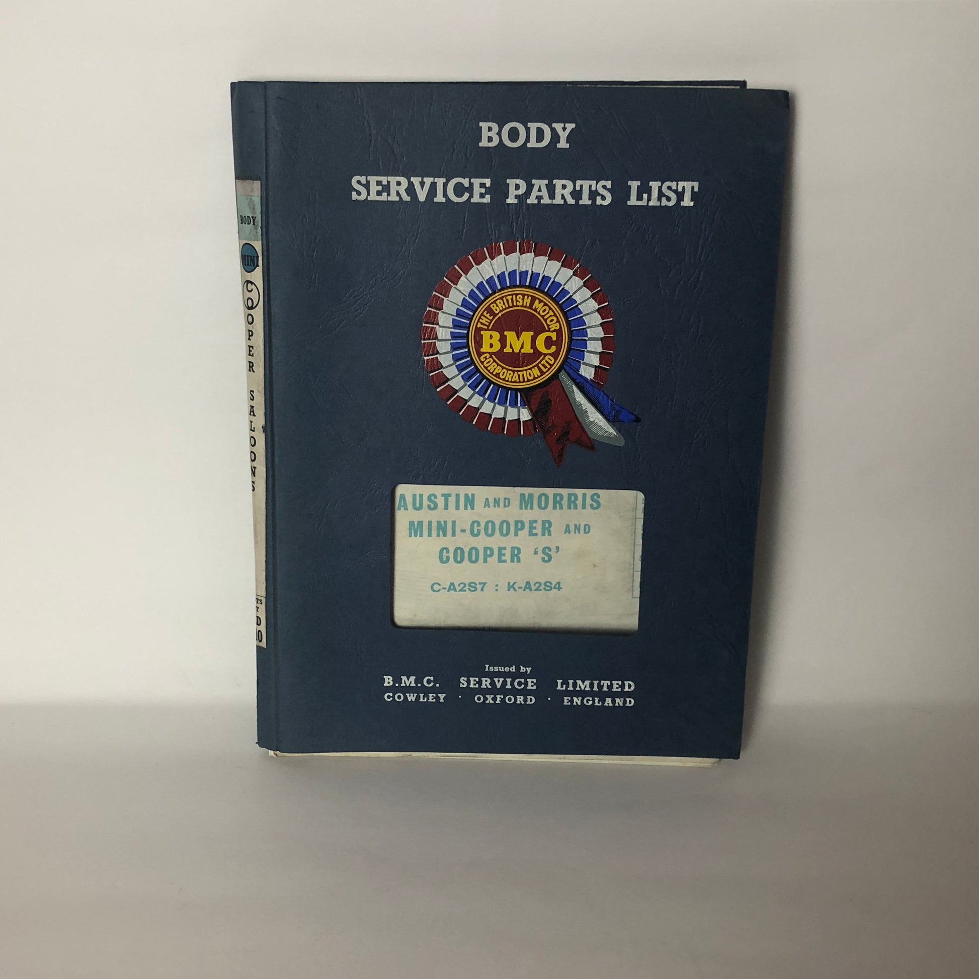 Austin - Morris, Body Service Parts List AKD3510 per Austin e Morris Mini Cooper e Cooper "S" - Raggi's Collectibles' Automotive Art