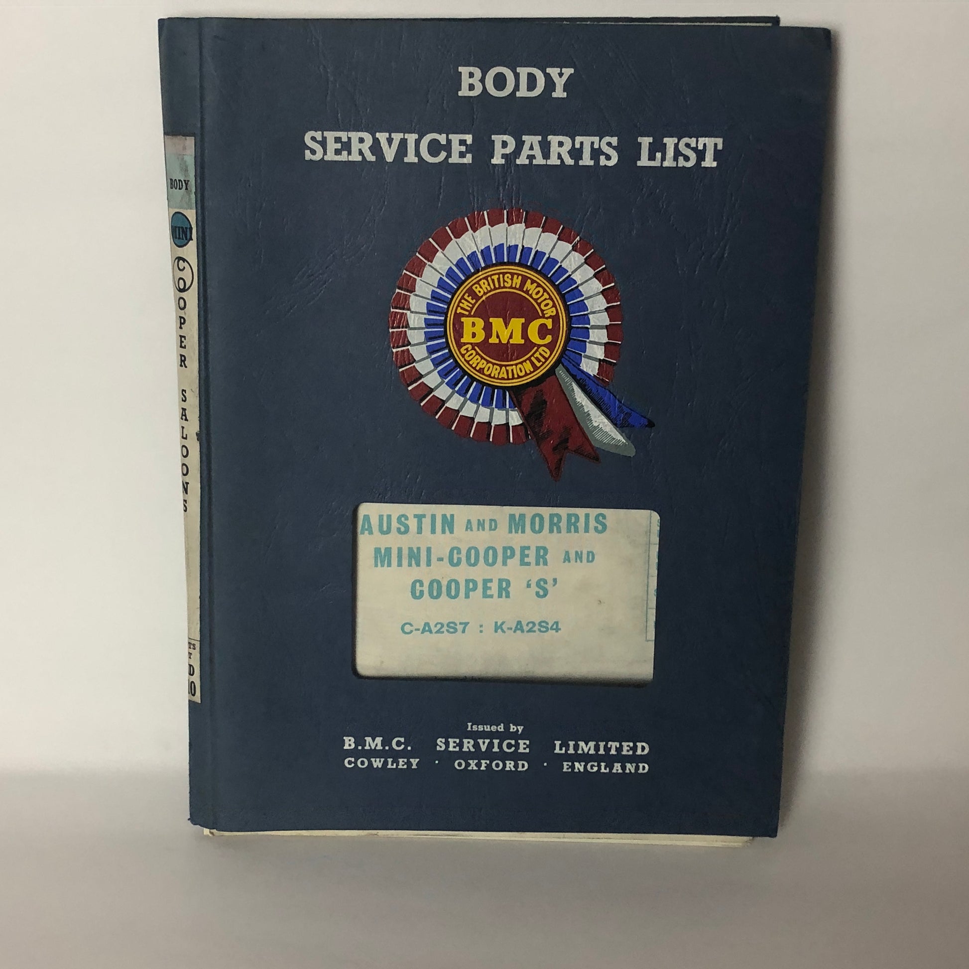 Austin - Morris, Body Service Parts List AKD3510 per Austin e Morris Mini Cooper e Cooper "S" - Raggi's Collectibles' Automotive Art