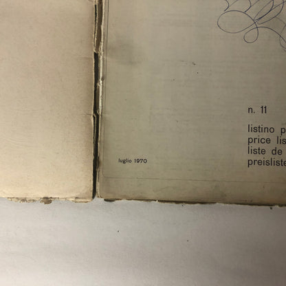 Innocenti, Listino Prezzi Parti di Ricambio n.11 e n.13 Anno 1970 e 1972 - Raggi's Collectibles' Automotive Art