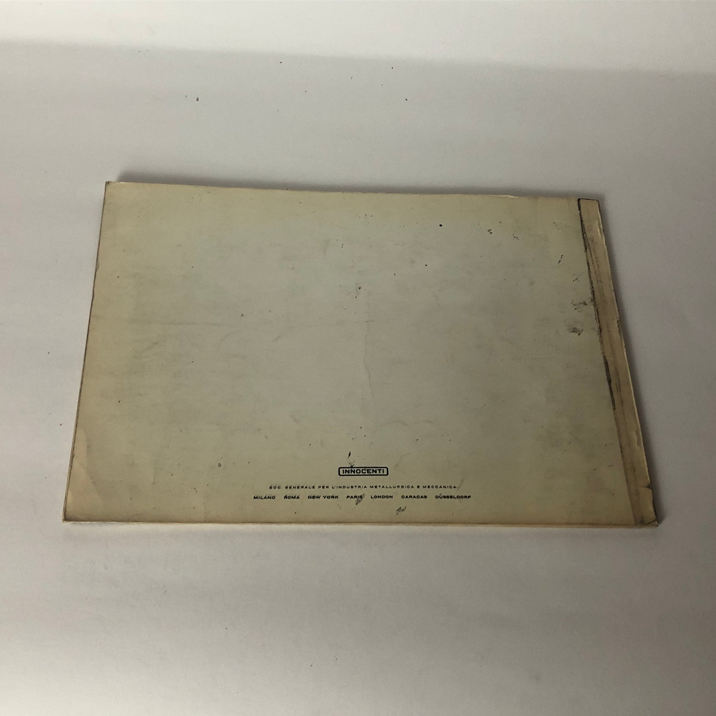 Innocenti, Price List No. 5 Spare Parts for SIDA Imported Cars Year 1967