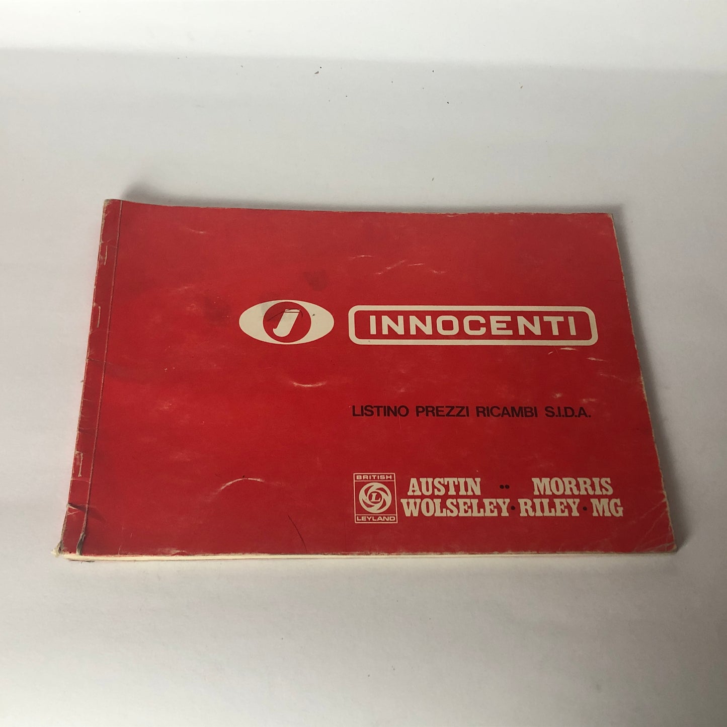 Innocenti, Price List of SIDA Spare Parts n.7 Year 1969 for Austin, MG, Morris, Riley, Wolseley.
