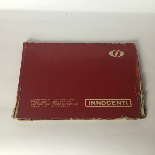 Innocenti, Listino Prezzi Parti di Ricambio n.7 Anno 1967 - Raggi's Collectibles' Automotive Art