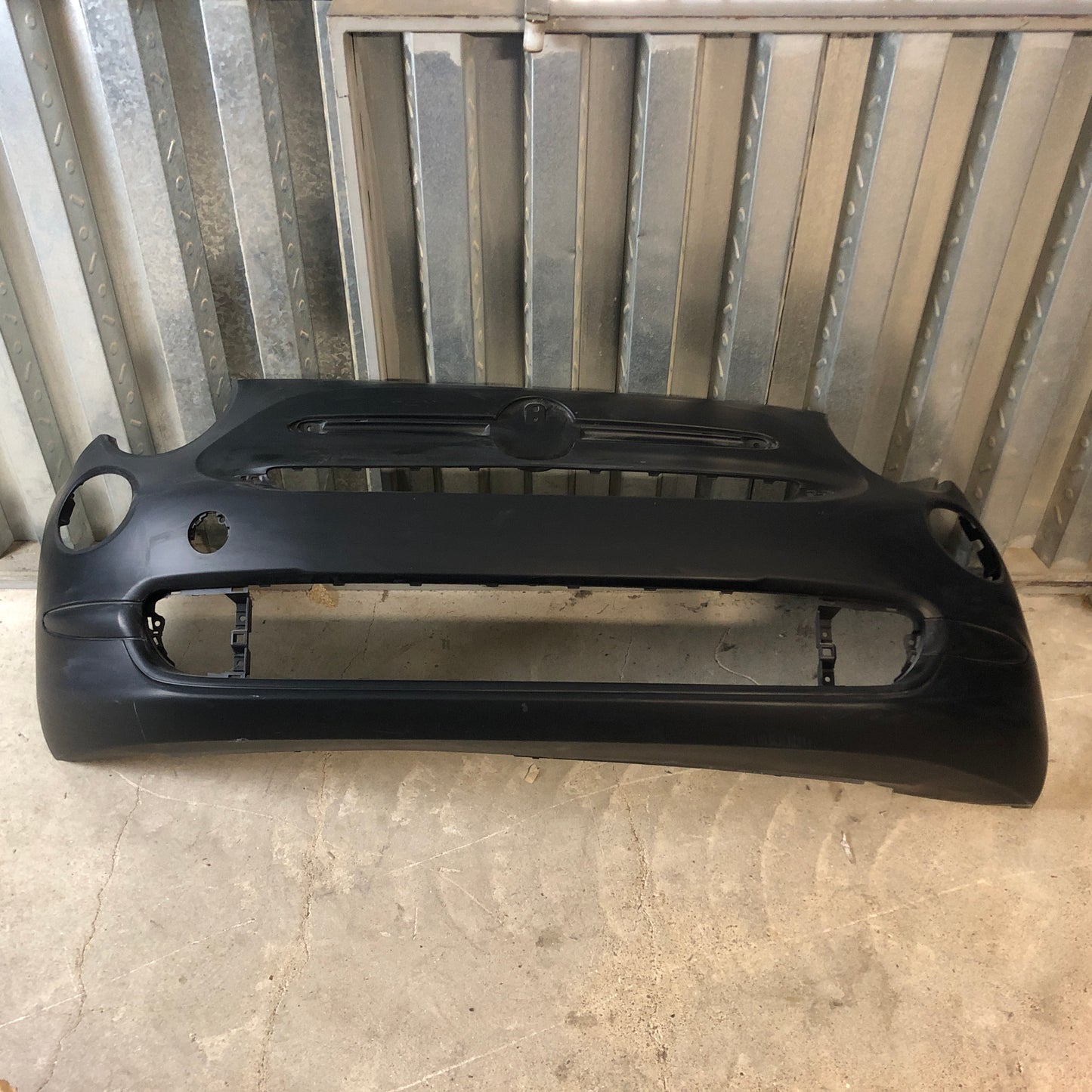 Fiat 500 Front Bumper New Original 735657231 735637731