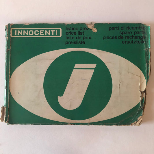 Innocenti, Listino Prezzi Parti di Ricambio n.9 Anno 1969 - Raggi's Collectibles' Automotive Art