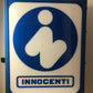 Innocenti, Insegna Luminosa per Concessionari Innocenti con Logo Utilizzato dal 1976