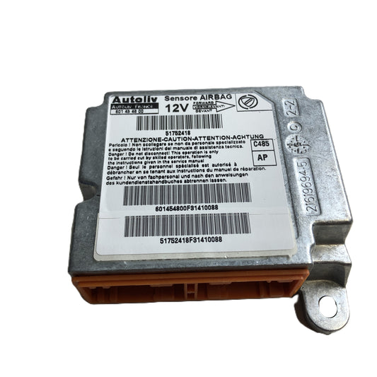 Lancia Ypsilon Electronic Control Unit Side Airbags and Head Protection Airbag New Original 51752418 51737995