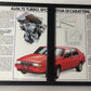 Alfa Romeo, Quadro Brochure Alfa Romeo 75 Turbo - Raggi's Collectibles' Automotive Art