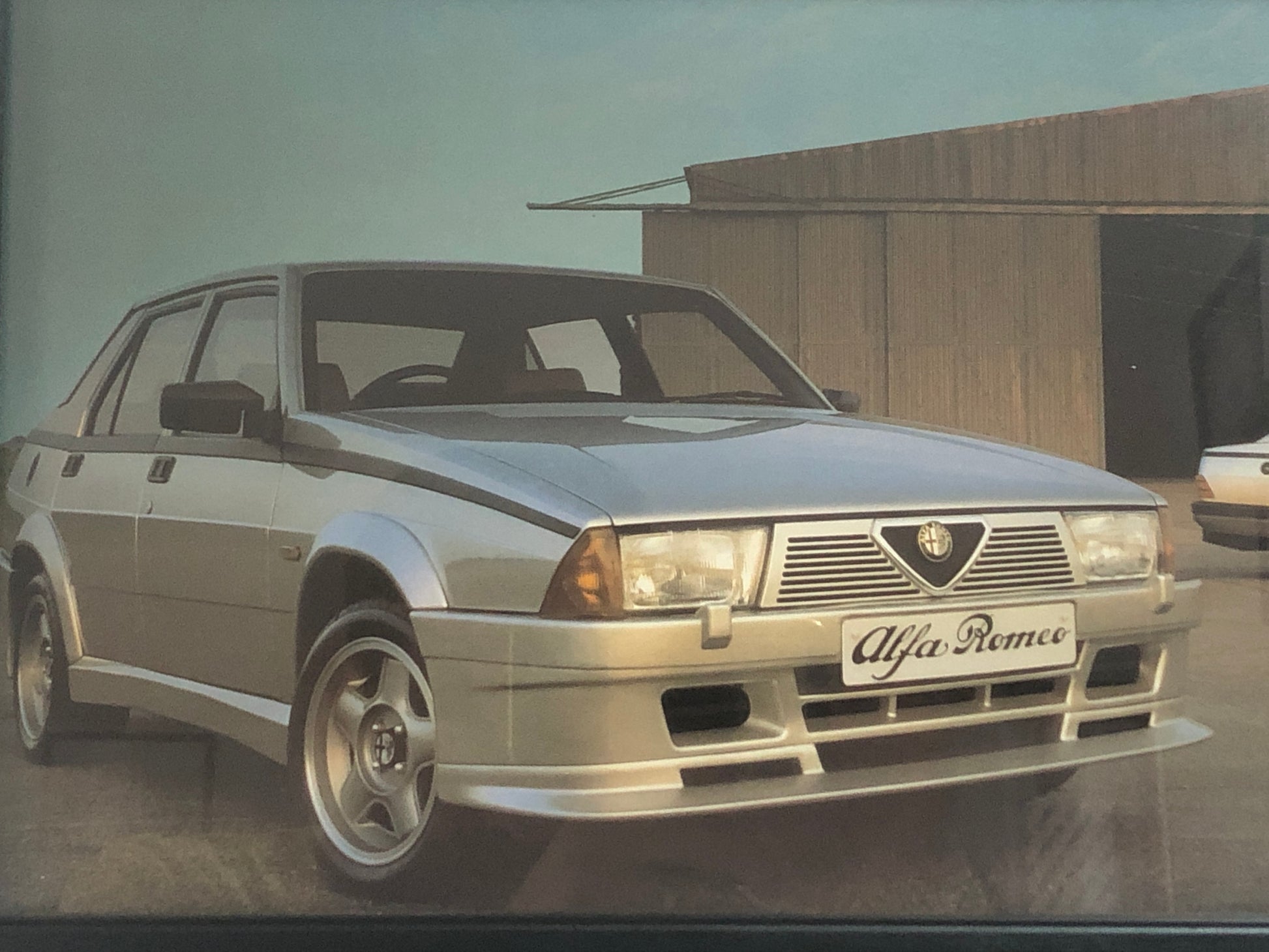 Alfa Romeo, Quadro Brochure Alfa Romeo 75 1.8 e 1.8 Veloce - Raggi's Collectibles' Automotive Art