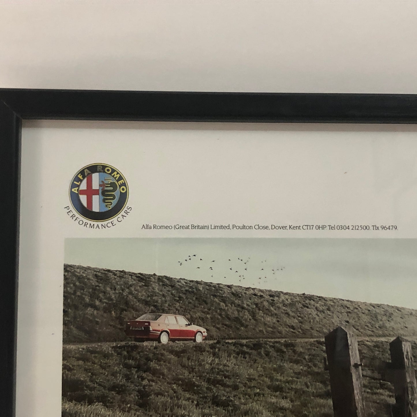 Alfa Romeo, Quadro Brochure Alfa Romeo 75