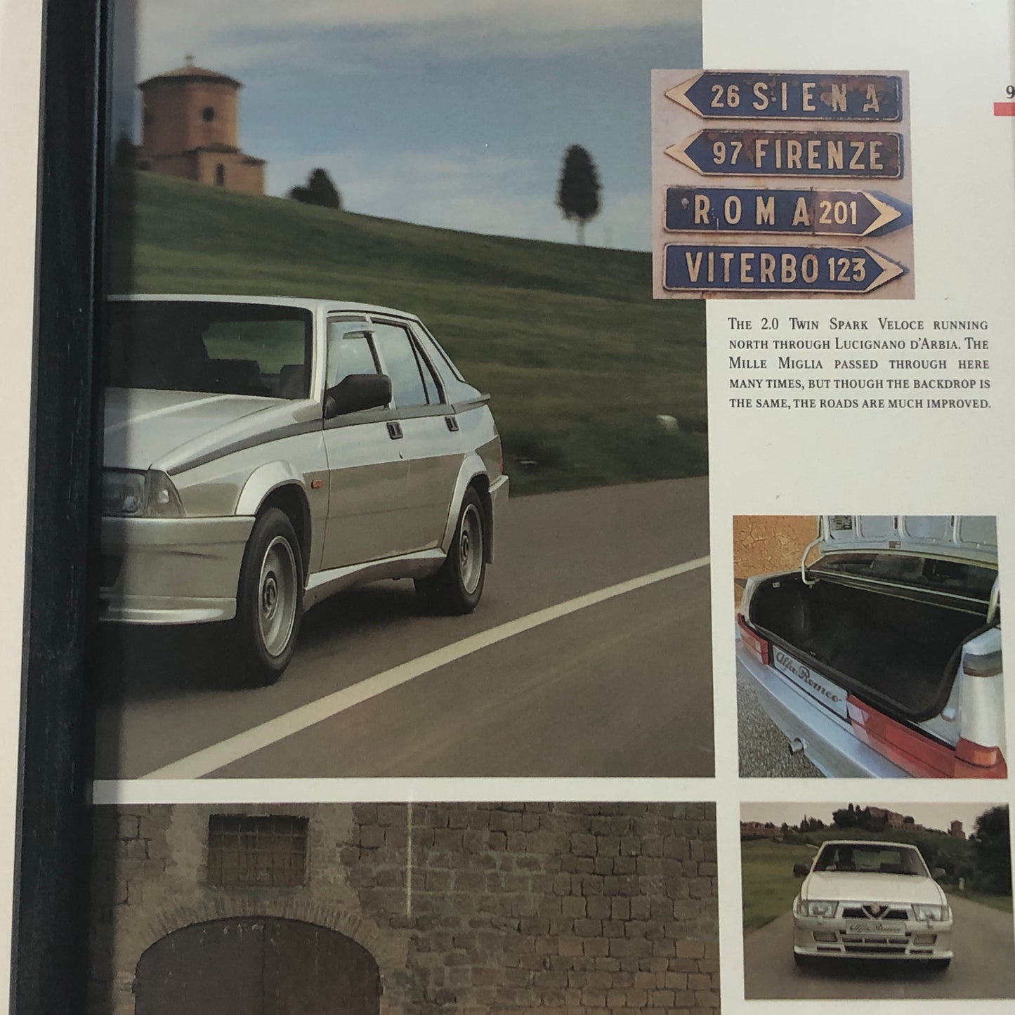 Alfa Romeo, quadro brochure Alfa Romeo 75 Twin Spark Veloce