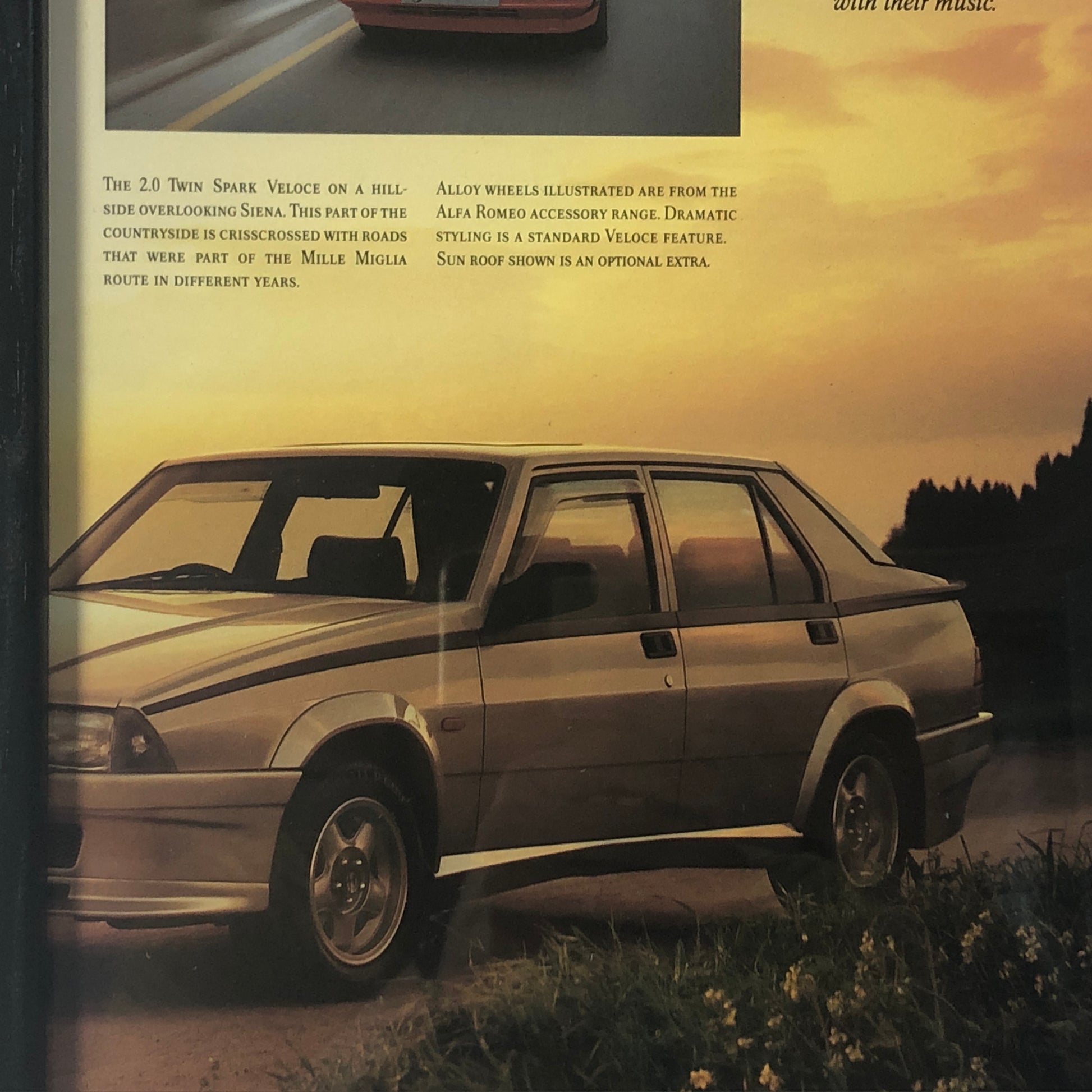 Alfa Romeo, Quadro Brochure Alfa Romeo 75 Legacy and Heritage - Raggi's Collectibles' Automotive Art