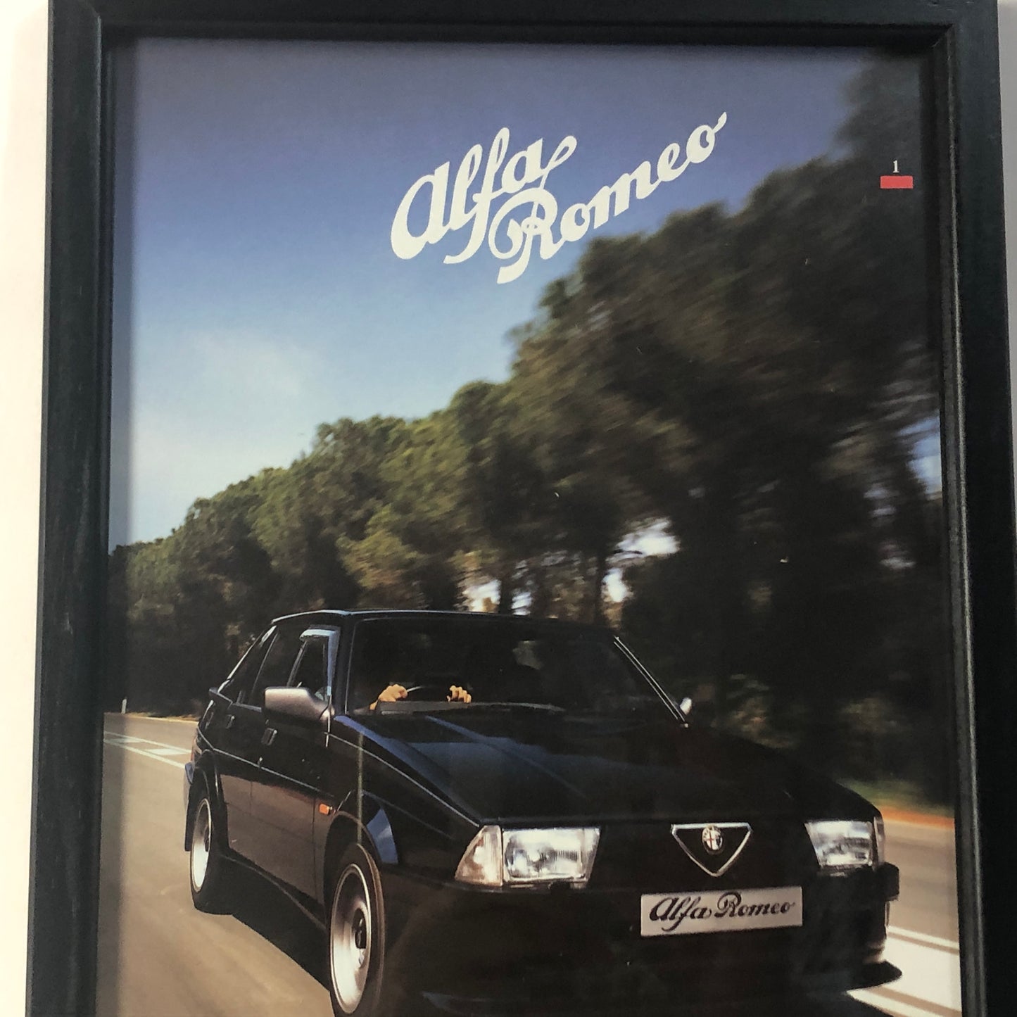 Alfa Romeo, Quadro Brochure Alfa Romeo 75 3.0 V6