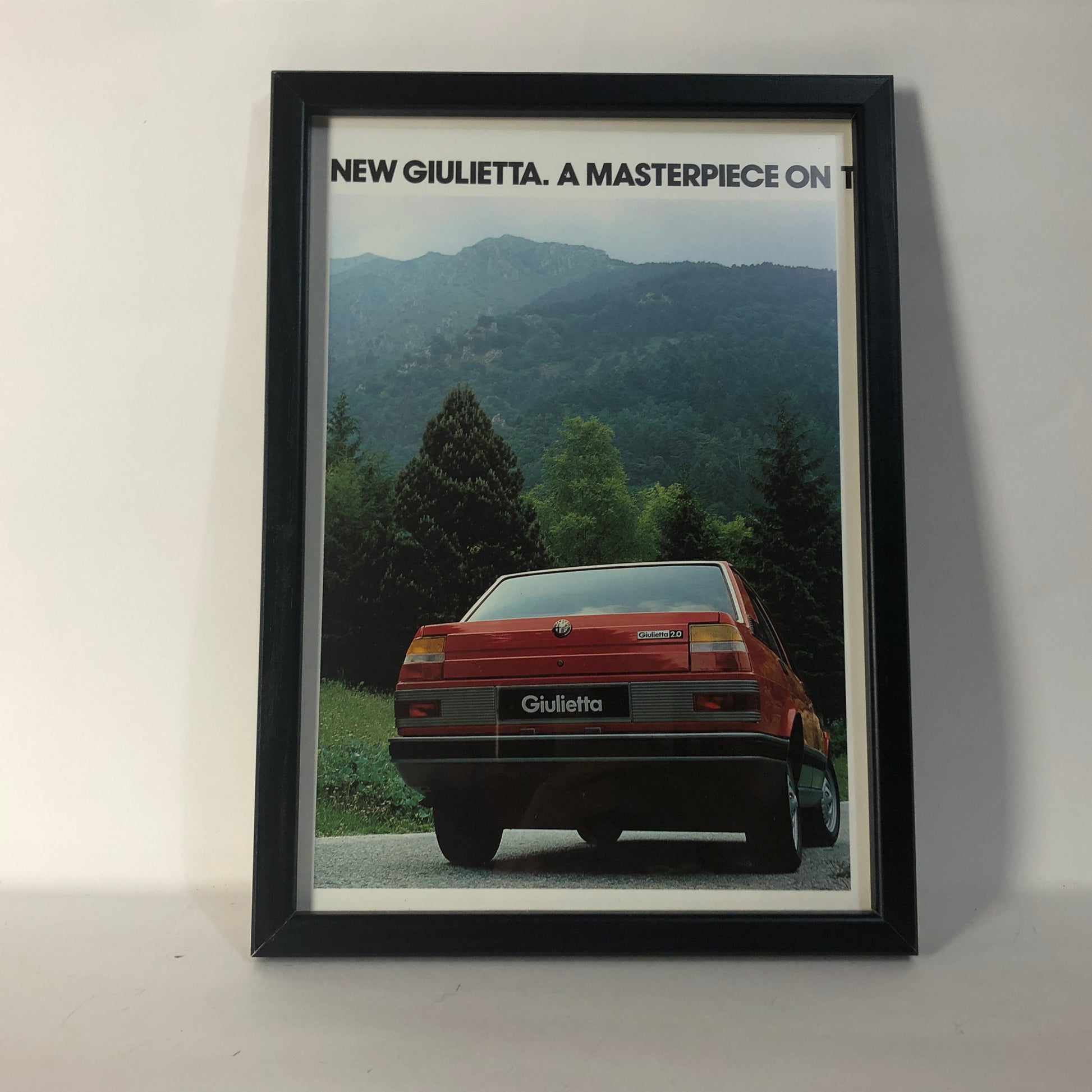 Alfa Romeo, Quadro Brochure Alfa Romeo New Giulietta A Masterpiece On The Road - Raggi's Collectibles' Automotive Art