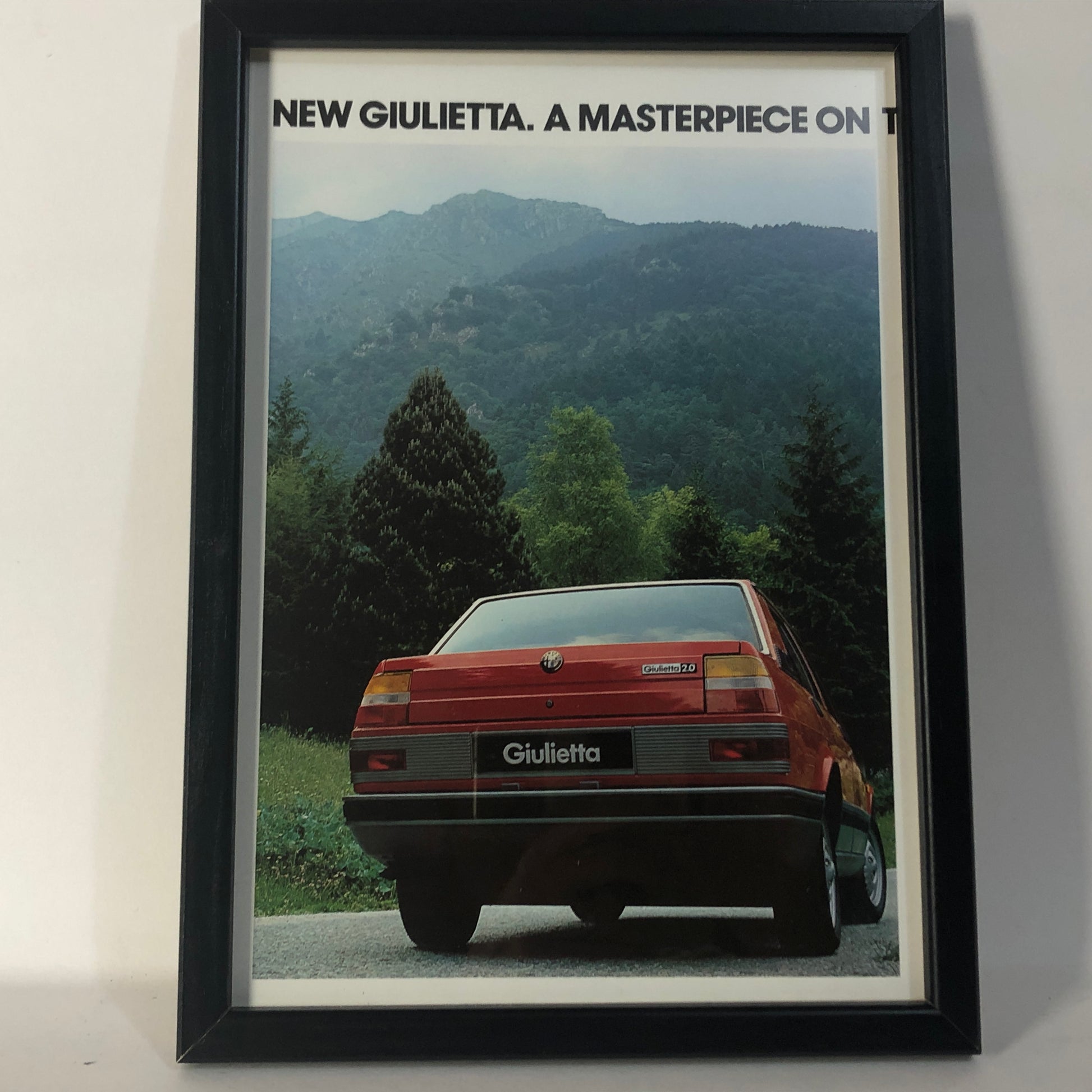 Alfa Romeo, Quadro Brochure Alfa Romeo New Giulietta A Masterpiece On The Road - Raggi's Collectibles' Automotive Art