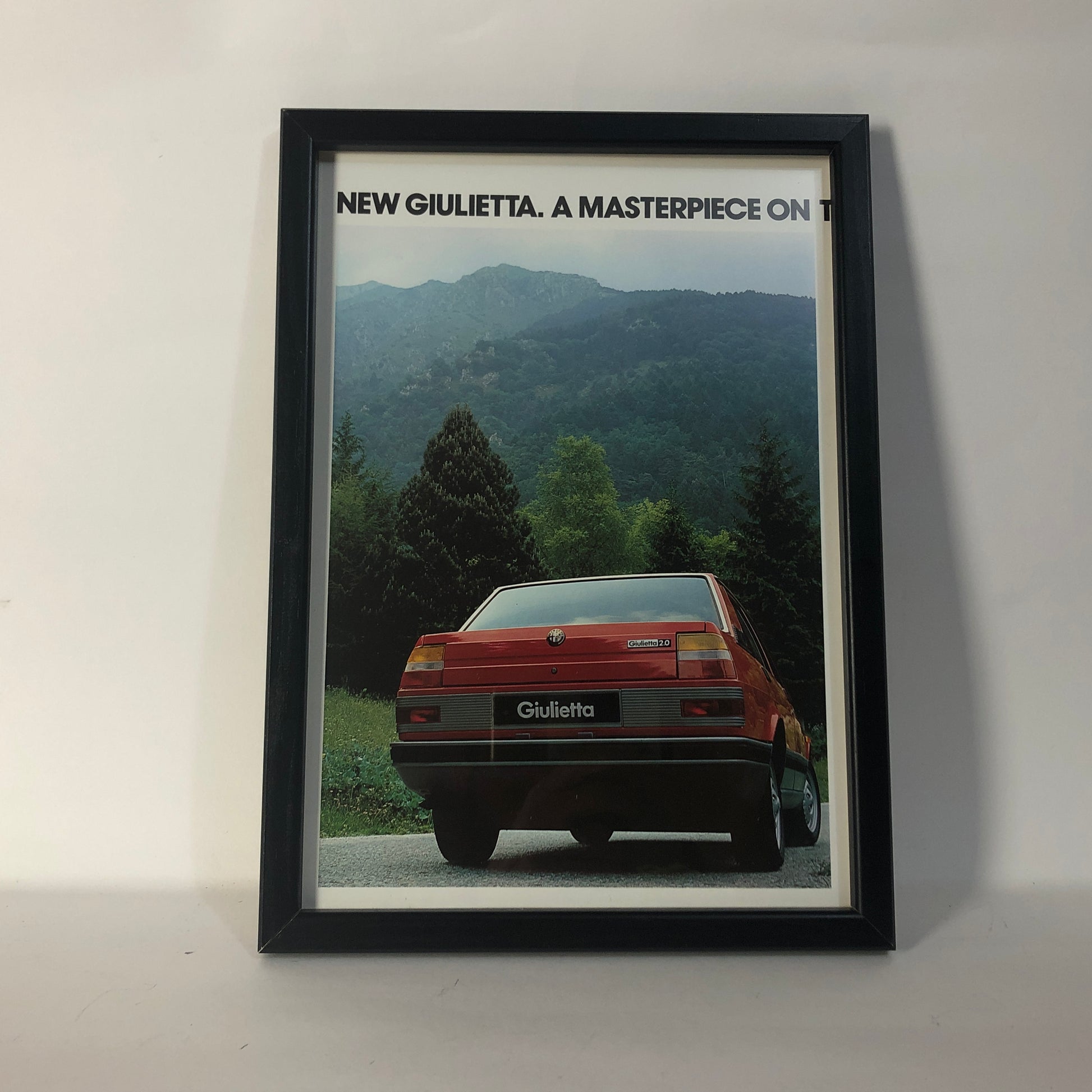 Alfa Romeo, Quadro Brochure Alfa Romeo New Giulietta A Masterpiece On The Road - Raggi's Collectibles' Automotive Art