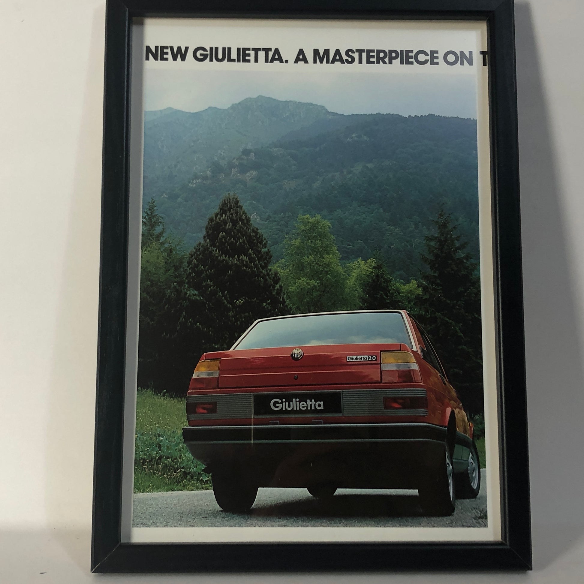 Alfa Romeo, Quadro Brochure Alfa Romeo New Giulietta A Masterpiece On The Road - Raggi's Collectibles' Automotive Art